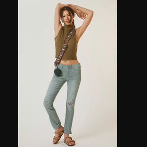 Anthropologie Patches Slim Boyfriend Jeans - New 27 Waist